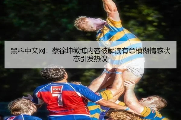 黑料中文网：蔡徐坤微博内容被解读有意模糊情感状态引发热议